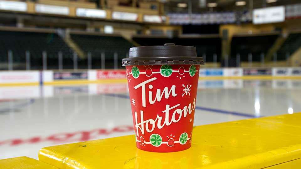Tim Hortons on ice